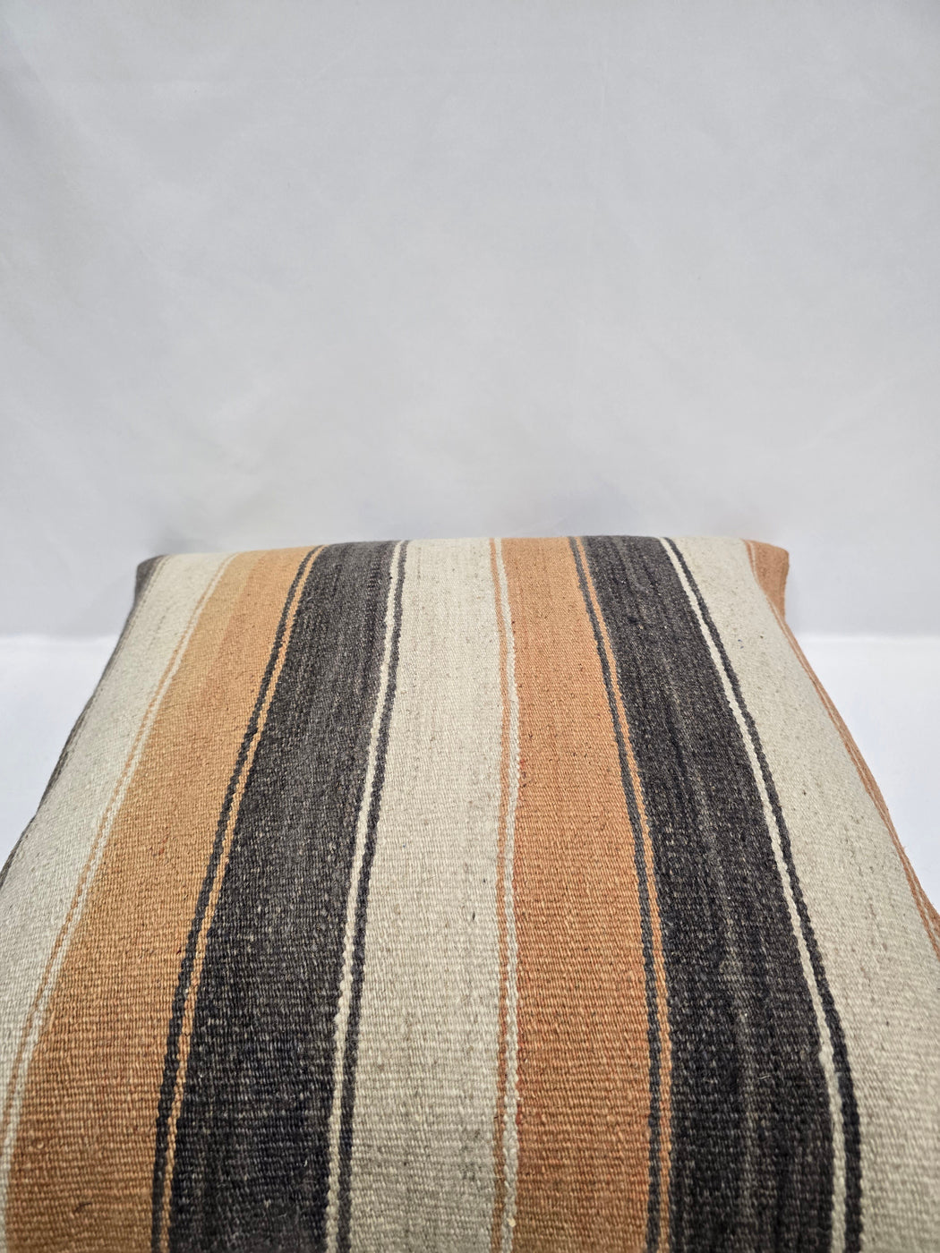 Turkish Hemp Pillow Cushion Natural Cream Brown Pillow Cushion Cover 24" x 24" #9345