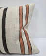 Turkish Hemp Pillow Cushion Natural Cream Brown Pillow Cushion Cover 24" x 24" #9340