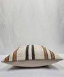 Turkish Hemp Pillow Cushion Natural Cream Brown Pillow Cushion Cover 24" x 24" #9340