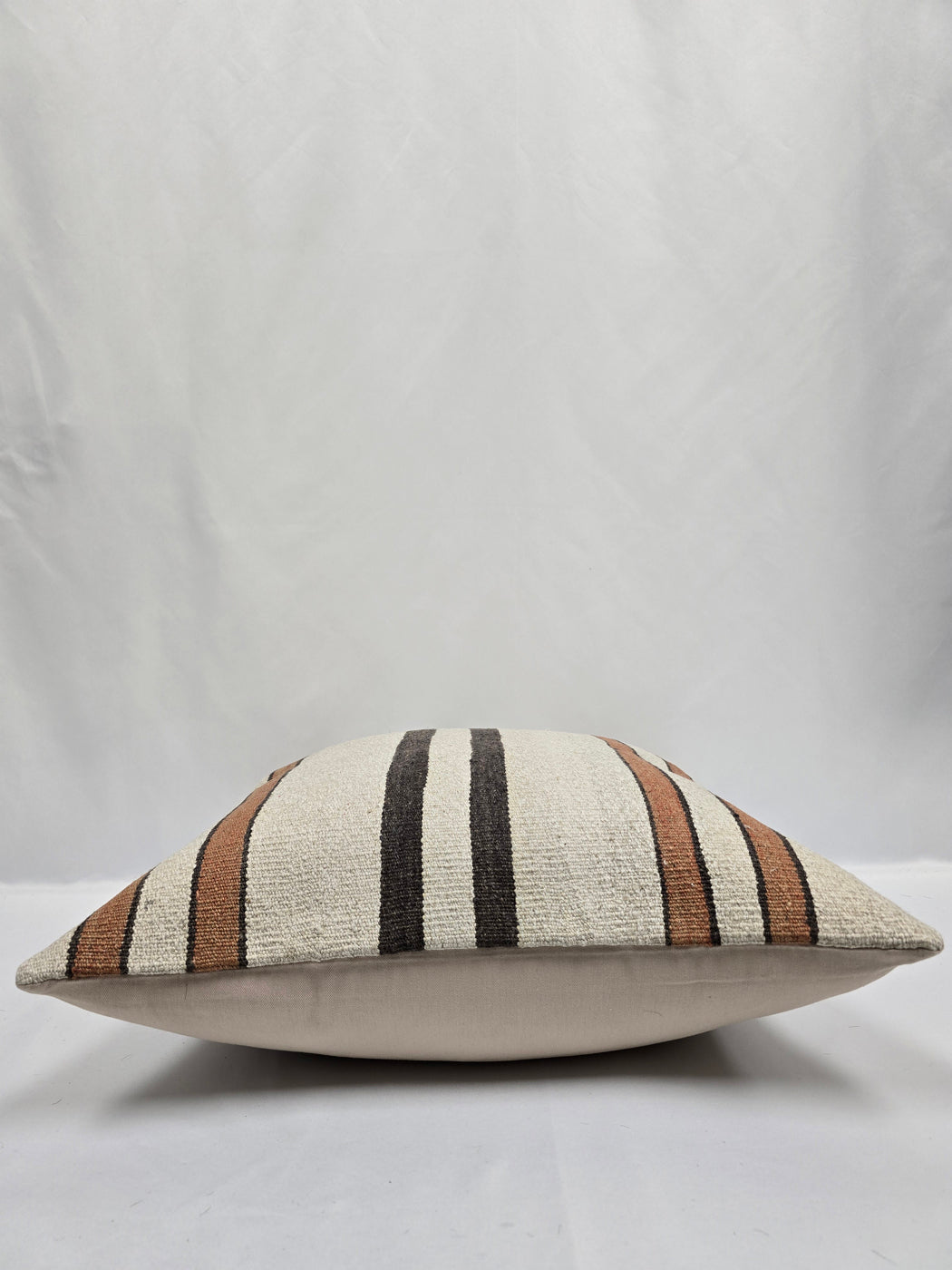 Turkish Hemp Pillow Cushion Natural Cream Brown Pillow Cushion Cover 24" x 24" #9340