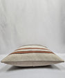 Turkish Hemp Pillow Cushion Natural Cream Brown Pillow Cushion Cover 24" x 24" #9340