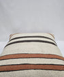 Turkish Hemp Pillow Cushion Natural Cream Brown Pillow Cushion Cover 24" x 24" #9340