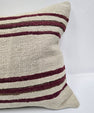 Turkish Hemp Pillow Cushion Natural Cream Brown Pillow Cushion Cover 24" x 24" #9339