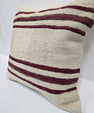 Turkish Hemp Pillow Cushion Natural Cream Brown Pillow Cushion Cover 24" x 24" #9339