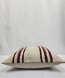 Turkish Hemp Pillow Cushion Natural Cream Brown Pillow Cushion Cover 24" x 24" #9339
