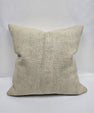Turkish Hemp Pillow Cushion Natural Cream Pillow Cushion Cover 24" x 24" #9337