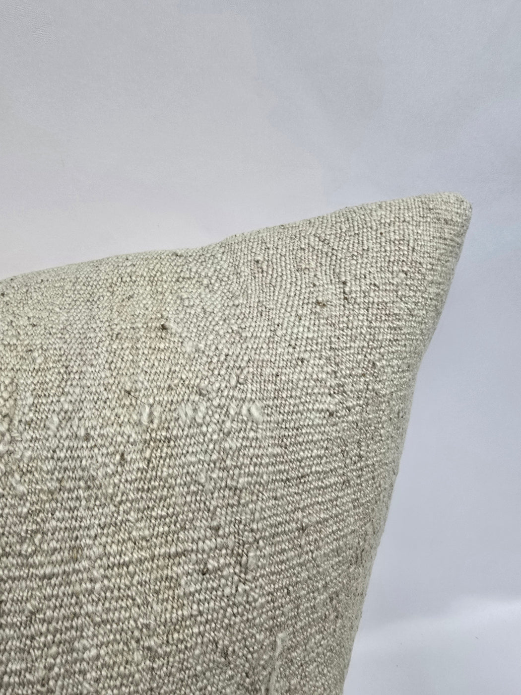 Turkish Hemp Pillow Cushion Natural Cream Pillow Cushion Cover 24" x 24" #9337