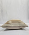 Turkish Hemp Pillow Cushion Natural Cream Brown Pillow Cushion Cover 24" x 24" #9335