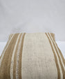 Turkish Hemp Pillow Cushion Natural Cream Brown Pillow Cushion Cover 24" x 24" #9335