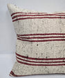 Turkish Hemp Pillow Cushion Natural Cream Brown Pillow Cushion Cover 24" x 24" #9334