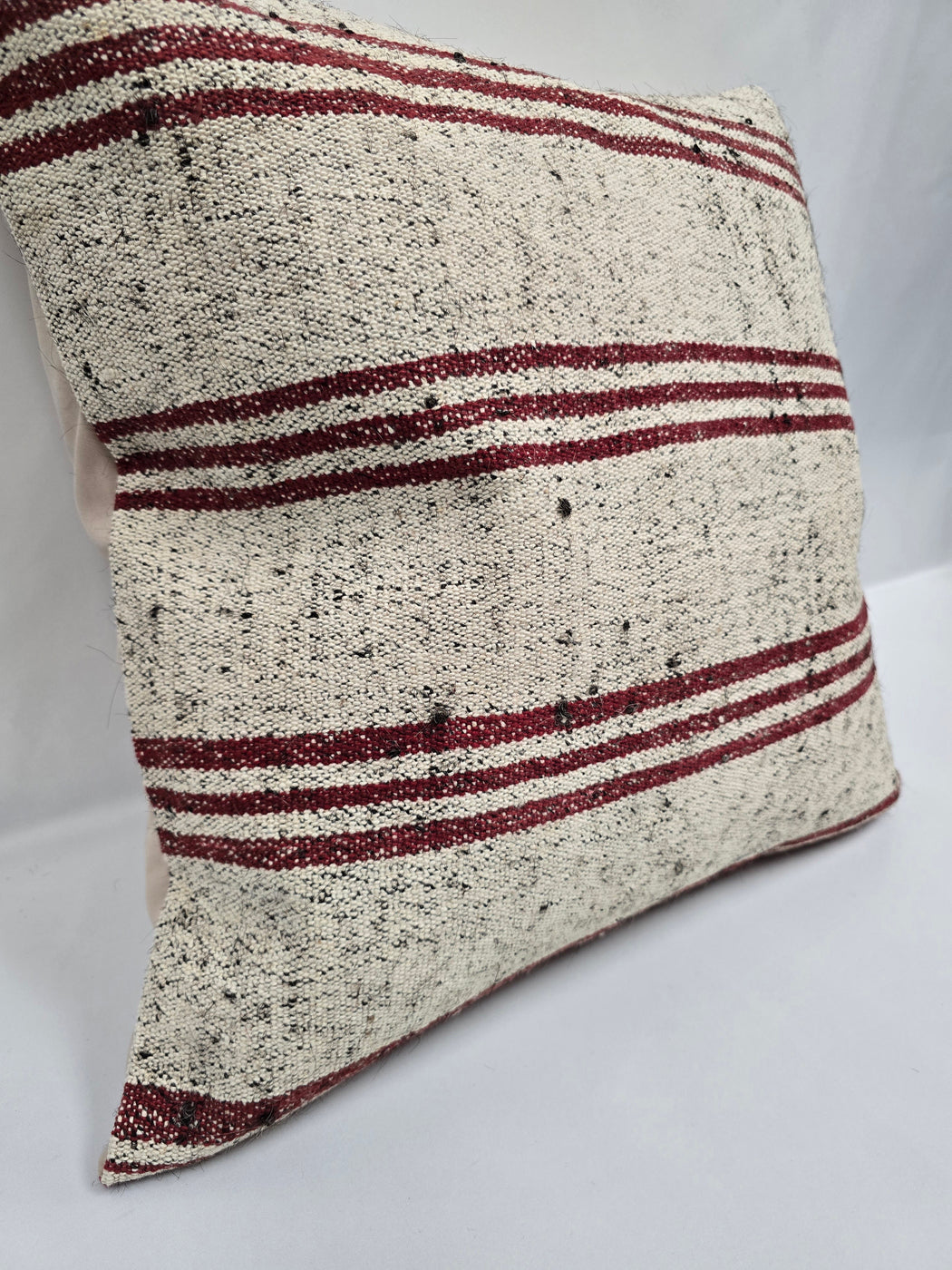 Turkish Hemp Pillow Cushion Natural Cream Brown Pillow Cushion Cover 24" x 24" #9334