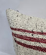 Turkish Hemp Pillow Cushion Natural Cream Brown Pillow Cushion Cover 24" x 24" #9334