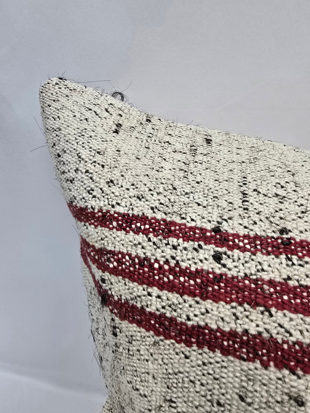 Turkish Hemp Pillow Cushion Natural Cream Brown Pillow Cushion Cover 24" x 24" #9334