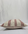 Turkish Hemp Pillow Cushion Natural Cream Brown Pillow Cushion Cover 24" x 24" #9334