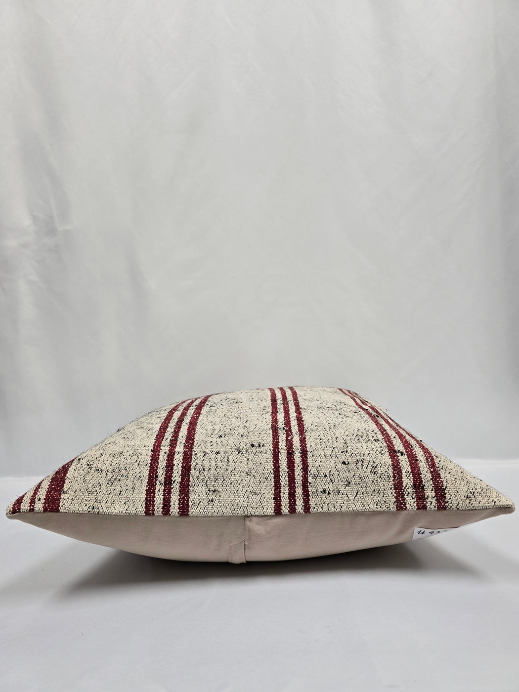Turkish Hemp Pillow Cushion Natural Cream Brown Pillow Cushion Cover 24" x 24" #9334