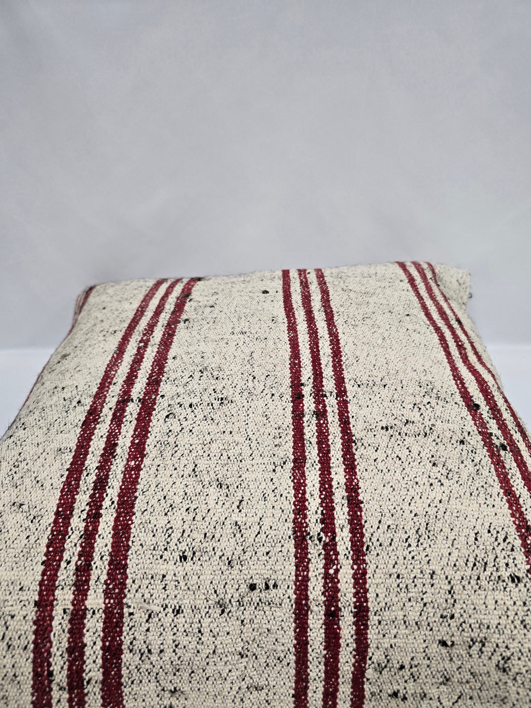 Turkish Hemp Pillow Cushion Natural Cream Brown Pillow Cushion Cover 24" x 24" #9334