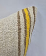 Turkish Hemp Pillow Cushion Natural Cream Yellow Pillow Cushion Cover 24" x 24" #9330