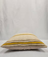 Turkish Hemp Pillow Cushion Natural Cream Yellow Pillow Cushion Cover 24" x 24" #9330