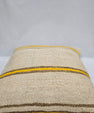Turkish Hemp Pillow Cushion Natural Cream Yellow Pillow Cushion Cover 24" x 24" #9330