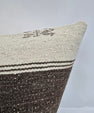 Turkish Hemp Pillow Cushion Natural Cream Brown Pillow Cushion Cover 24" x 24" #9329