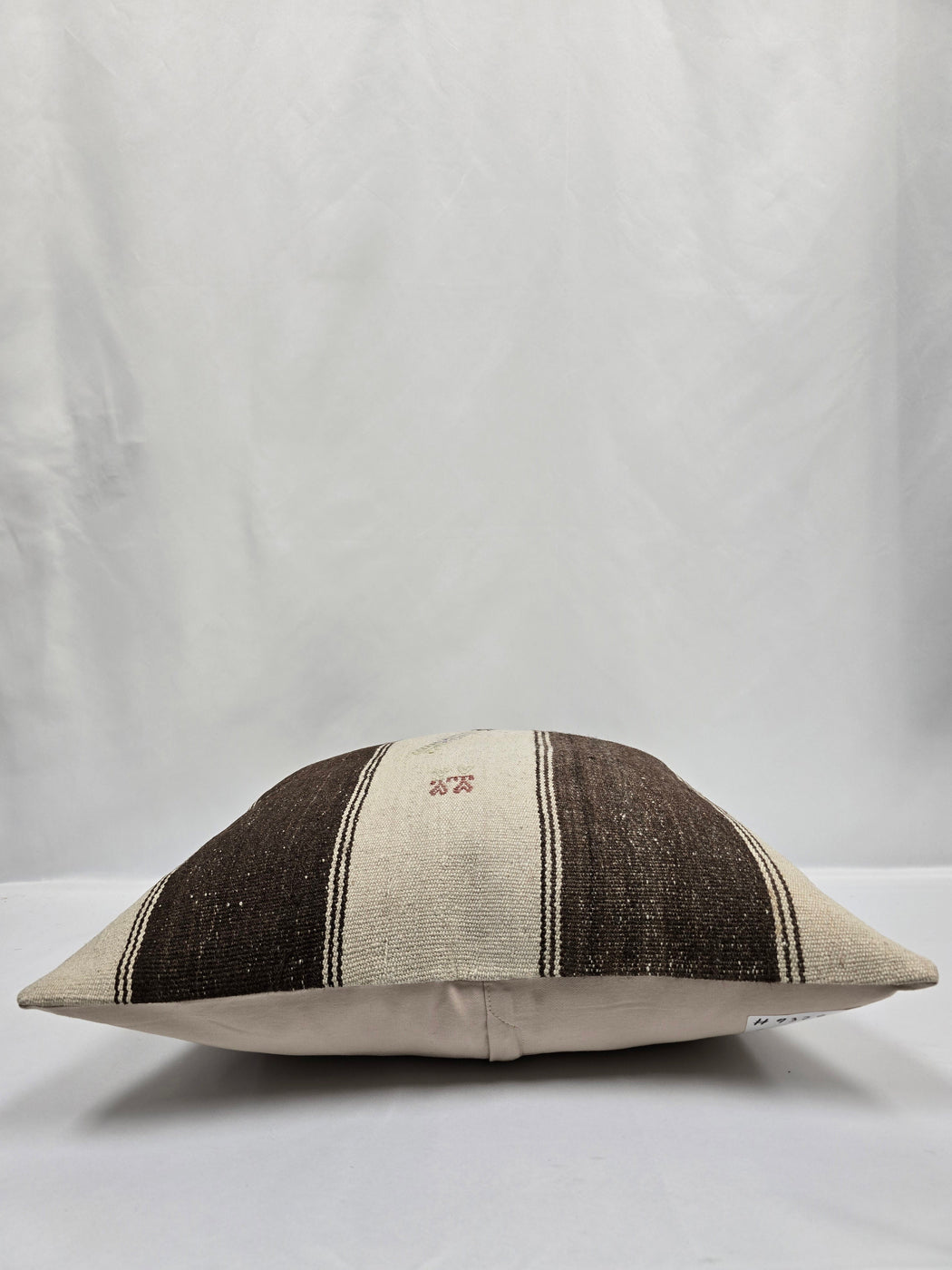 Turkish Hemp Pillow Cushion Natural Cream Brown Pillow Cushion Cover 24" x 24" #9329