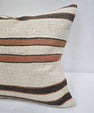 Turkish Hemp Pillow Cushion Natural Cream Brown Pillow Cushion Cover 24" x 24" #9327