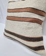 Turkish Hemp Pillow Cushion Natural Cream Brown Pillow Cushion Cover 24" x 24" #9327