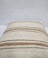Turkish Hemp Pillow Cushion Natural Cream Gray Pillow Cushion Cover 24" x 24" #9325