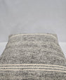 Turkish Hemp Pillow Cushion Natural Cream Black Pillow Cushion Cover 24" x 24" #9324