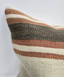 Turkish Hemp Pillow Cushion Natural Cream Brown Pillow Cushion Cover 24" x 24" #9322