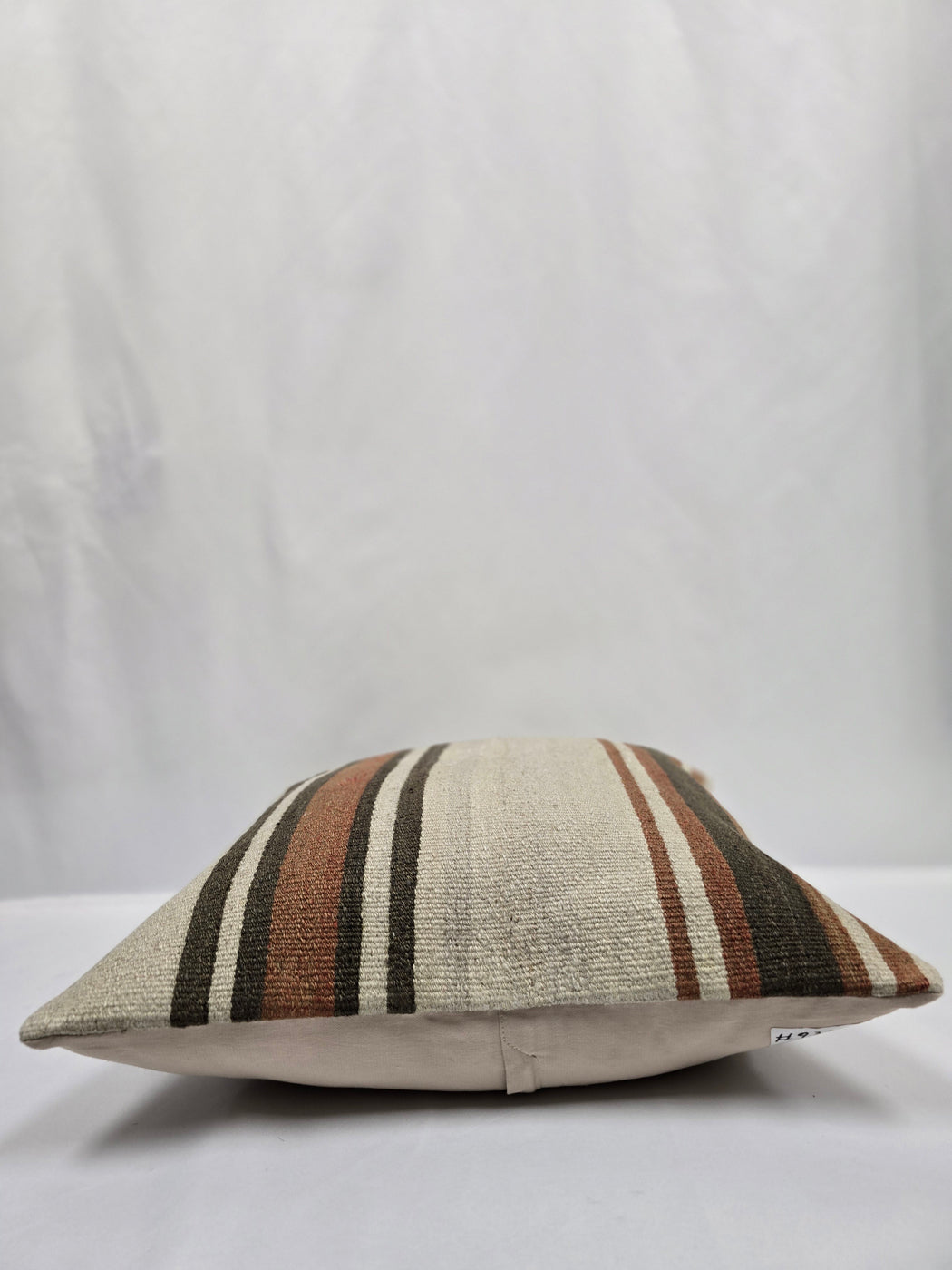 Turkish Hemp Pillow Cushion Natural Cream Brown Pillow Cushion Cover 24" x 24" #9322