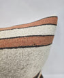 Turkish Hemp Pillow Cushion Natural Cream Brown Pillow Cushion Cover 24" x 24" #9318
