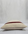Turkish Hemp Pillow Cushion Natural Cream Black Orange Pillow Cushion Cover 24" x 24" #9317