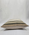 Turkish Hemp Pillow Cushion Natural Cream Brown Pillow Cushion Cover 24" x 24" #9310