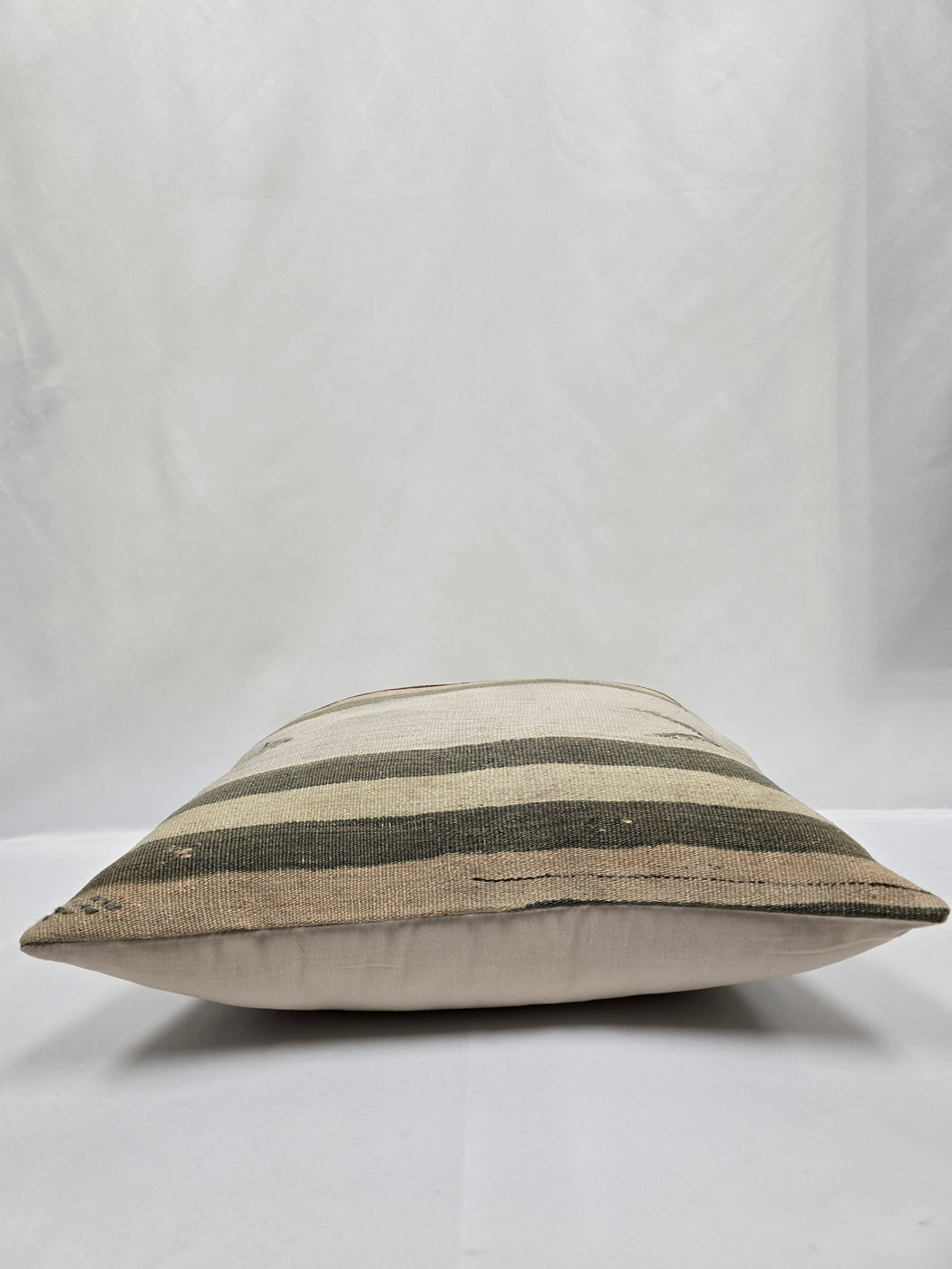 Turkish Hemp Pillow Cushion Natural Cream Brown Pillow Cushion Cover 24" x 24" #9310