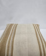 Turkish Hemp Pillow Cushion Natural Cream Tan Pillow Cushion Cover 24" x 24" #9306