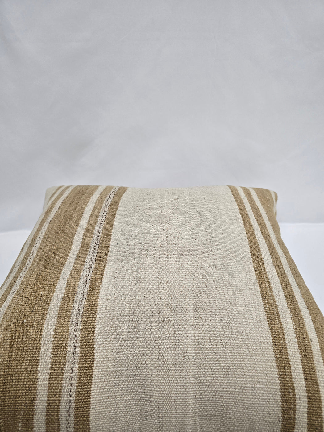 Turkish Hemp Pillow Cushion Natural Cream Tan Pillow Cushion Cover 24" x 24" #9306
