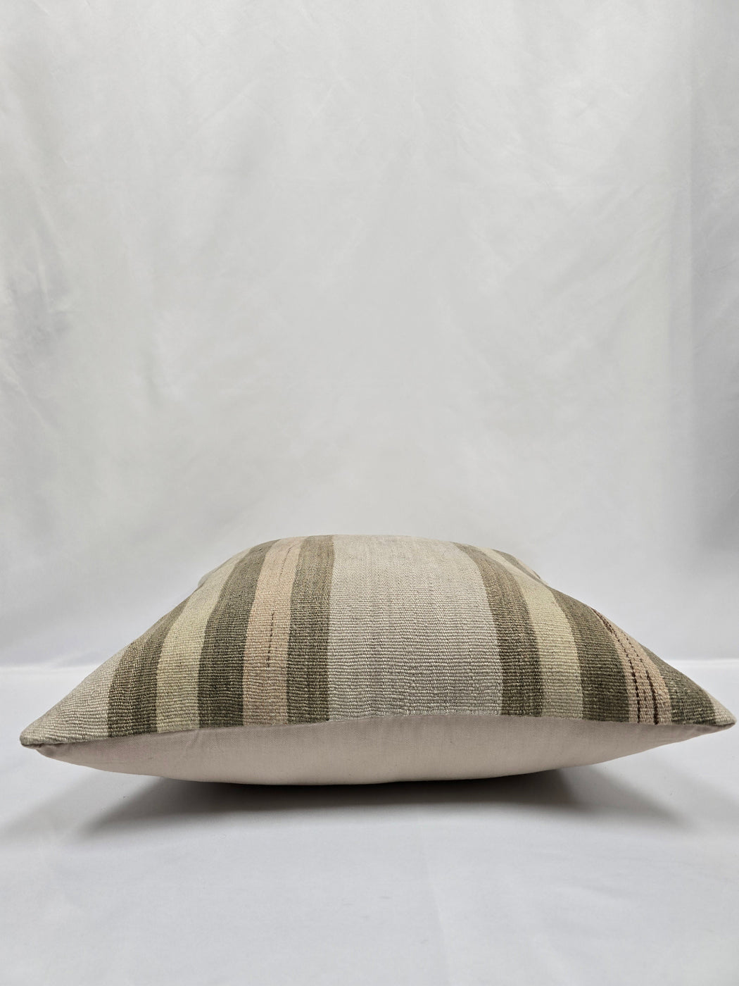 Turkish Hemp Pillow Cushion Natural Cream Green Pillow Cushion Cover 24" x 24" #9305