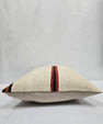 Turkish Hemp Pillow Cushion Natural Cream Black Orange Pillow Cushion Cover 24" x 24" #9304