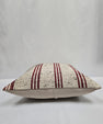 Turkish Hemp Pillow Cushion Natural Cream Black Pillow Cushion Cover 24" x 24" #9296
