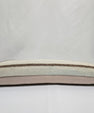 Turkish Lumbar Rug Pillow Cream Brown Cushion Cover Hemp Pillow 14" x 40" #9450
