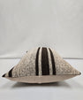 Turkish Hemp Pillow Cushion Natural Cream Black Pillow Cushion Cover 16" x 24" #9133