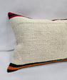 Turkish Hemp Pillow Cushion Natural Cream Black Red Pillow Cushion Cover 16" x 24" #9132