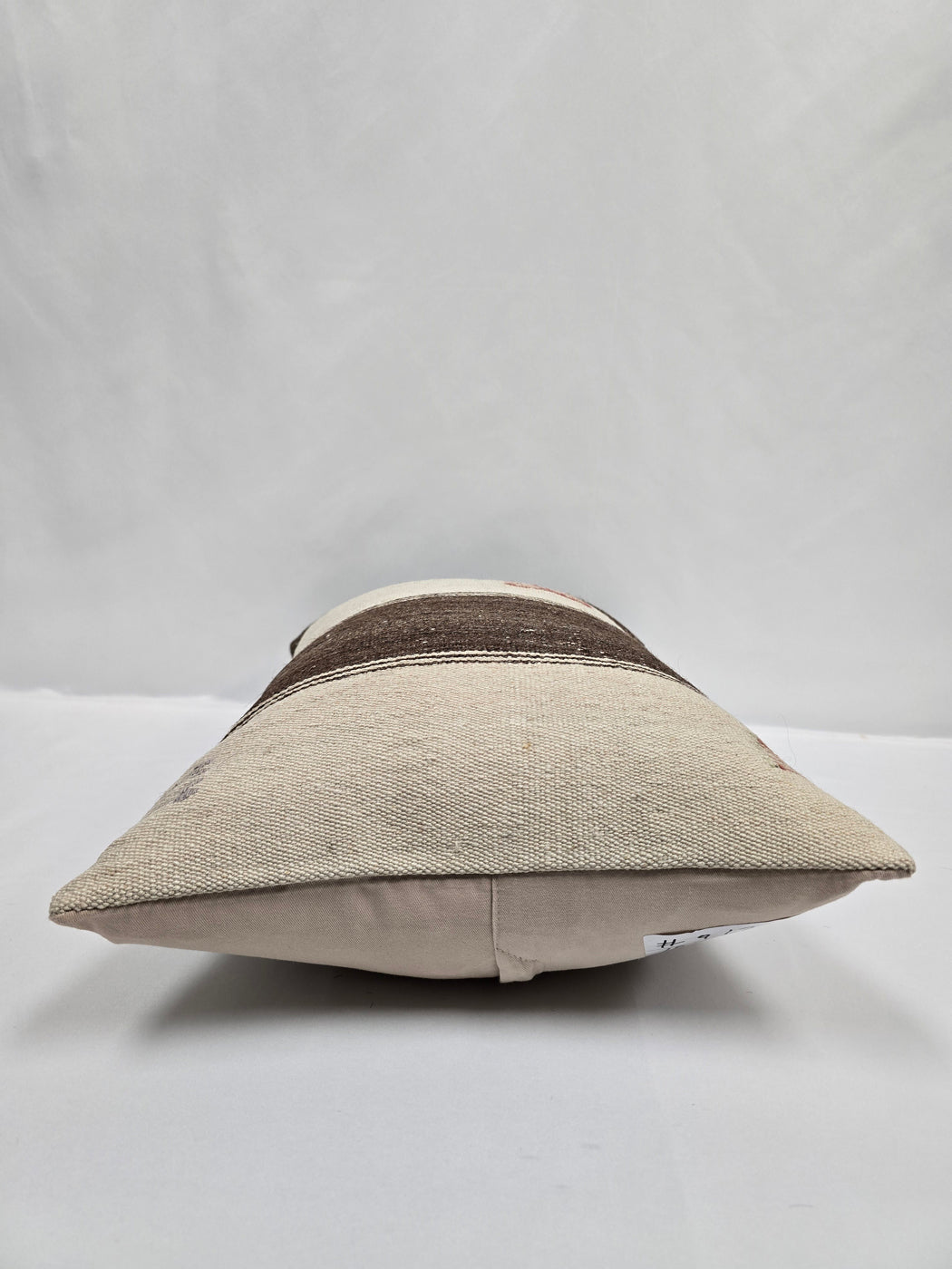 Turkish Hemp Pillow Cushion Natural Cream Brown Pillow Cushion Cover 16" x 24" #9128