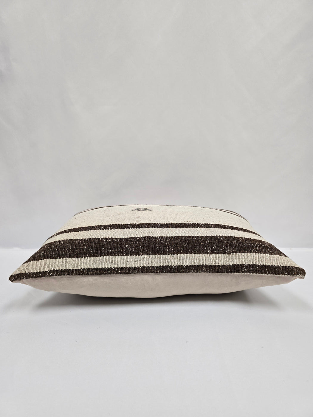 Turkish Hemp Pillow Cushion Natural Cream Brown Pillow Cushion Cover 16" x 24" #9126