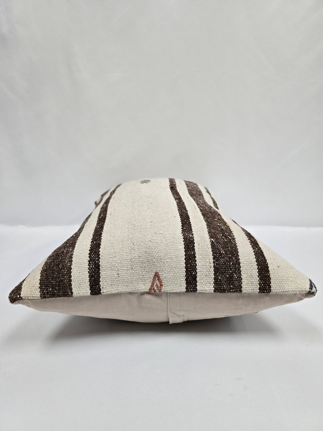 Turkish Hemp Pillow Cushion Natural Cream Brown Pillow Cushion Cover 16" x 24" #9126