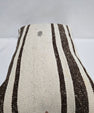 Turkish Hemp Pillow Cushion Natural Cream Brown Pillow Cushion Cover 16" x 24" #9126