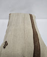 Turkish Hemp Pillow Cushion Natural Cream Brown Pillow Cushion Cover 16" x 24" #9125
