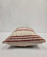 Turkish Hemp Pillow Cushion Natural Cream Black Pillow Cushion Cover 16" x 24" #9124