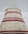 Turkish Hemp Pillow Cushion Natural Cream Black Pillow Cushion Cover 16" x 24" #9124